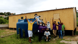 Favela dos Sonhos: foto da construção de uma Sede Comunitária